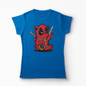 Tricou KittyPool - Femei-Albastru Regal